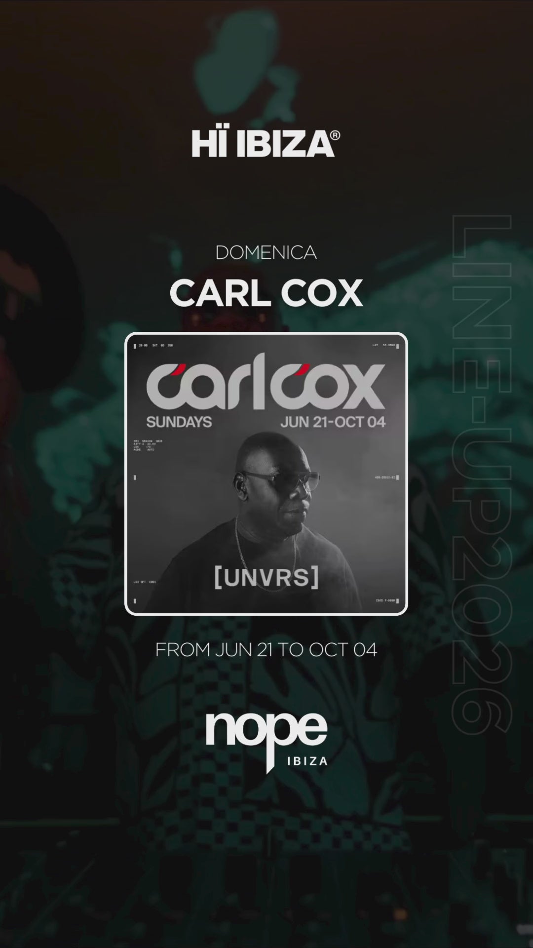 Upload video: CARL COX